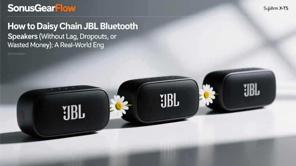 How to Daisy Chain JBL Bluetooth Speakers (Without Lag, Dropouts, or Wasted Money): A Real-World Engineer’s Step-by-Step Guide That Actually Works in 2024 — No 'PartyBoost' Confusion, No Guesswork, Just Clear Audio Flow