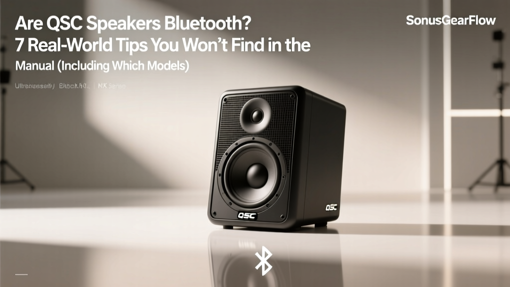 Are QSC Speakers Bluetooth? 7 Real-World Tips You Won’t Find in the Manual (Including Which Models Actually Support It — and Which Don’t)