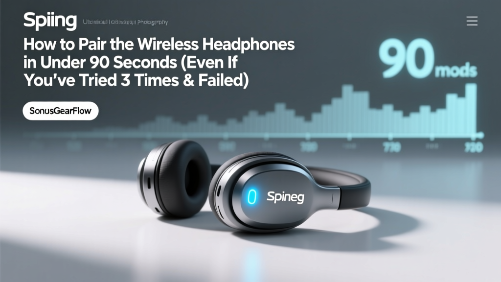 How to Pair the Spigen Wireless Headphones in Under 90 Seconds (Even If You’ve Tried 3 Times & Failed — Here’s Why It’s Not Your Fault)