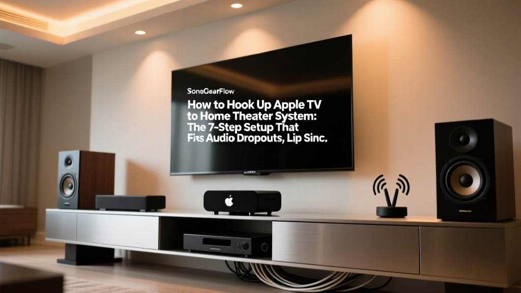 How to Hook Up Apple TV to Home Theater System: The 7-Step Setup That Fixes Audio Dropouts, Lip Sync Issues, and HDMI Handshake Failures (Even With Dolby Atmos)
