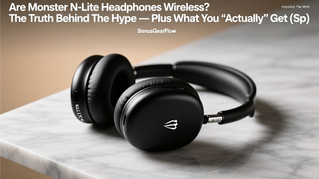 Are Monster N-Lite Headphones Wireless? The Truth Behind the Hype — Plus What You *Actually* Get (Spoiler: It’s Not Bluetooth, But Here’s How to Make Them Work Wirelessly)