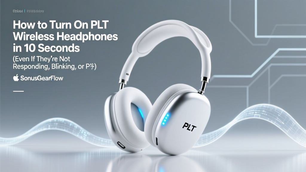 How to Turn On PLT Wireless Headphones in 10 Seconds (Even If They’re Not Responding, Blinking, or Pairing — Step-by-Step Troubleshooting Included)