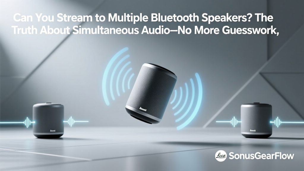 Can You Stream to Multiple Bluetooth Speakers? The Truth About Simultaneous Audio—No More Guesswork, No More Dropouts, Just Reliable Multi-Room Sound (Even If Your Phone Says 'No')