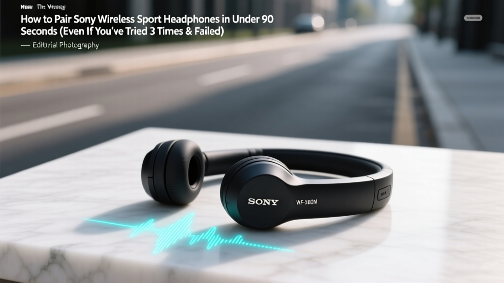 How to Pair Sony Wireless Sport Headphones in Under 90 Seconds (Even If You’ve Tried 3 Times & Failed — Here’s Why It Keeps Failing)