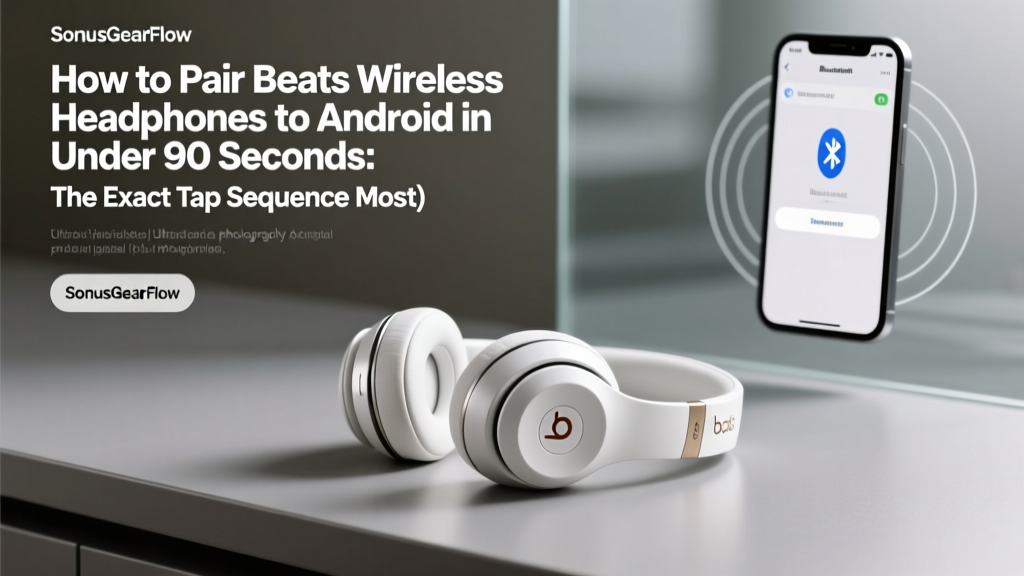 How to Pair Beats Wireless Headphones to Android in Under 90 Seconds: The Exact Tap Sequence Most Users Miss (Plus 4 Fixes When It Won’t Connect)
