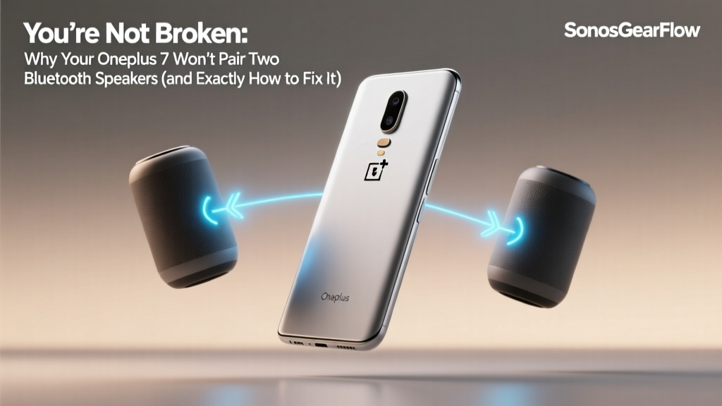 You’re Not Broken: Why Your OnePlus 7 Won’t Pair Two Bluetooth Speakers (and Exactly How to Fix It Without Buying New Gear)