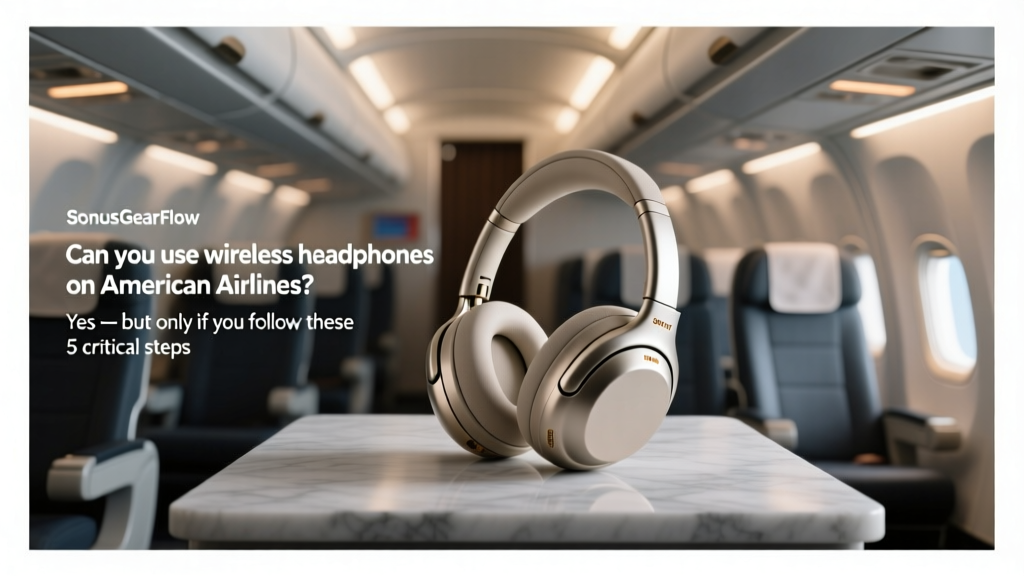 Can you use wireless headphones on American Airlines? Yes — but only if you follow these 5 critical FAA-compliant steps (most travelers skip #3 and get asked to disconnect mid-flight)