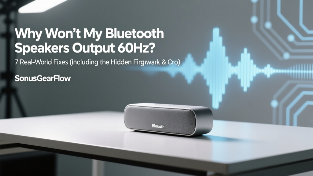 Why Won’t My Bluetooth Speakers Output 60Hz? 7 Real-World Fixes (Including the Hidden Firmware & Crossover Trap Most Users Miss)