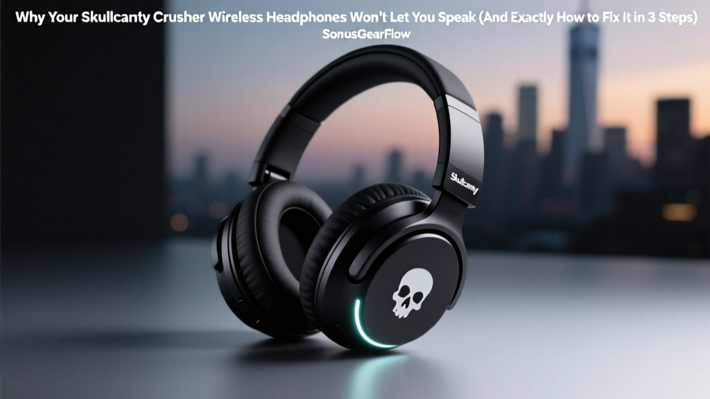 Why Your Skullcandy Crusher Wireless Headphones Won’t Let You Speak (And Exactly How to Fix It in Under 90 Seconds — No Tech Skills Required)