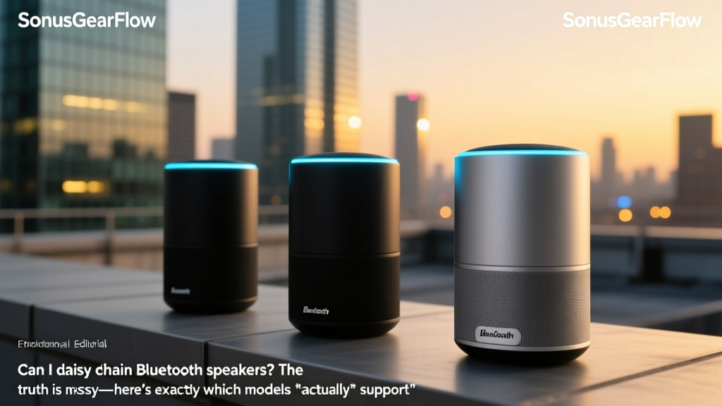 Can I daisy chain Bluetooth speakers? The truth is messy—here’s exactly which models *actually* support true multi-speaker sync (and which ones just pretend to, wasting your time and battery).