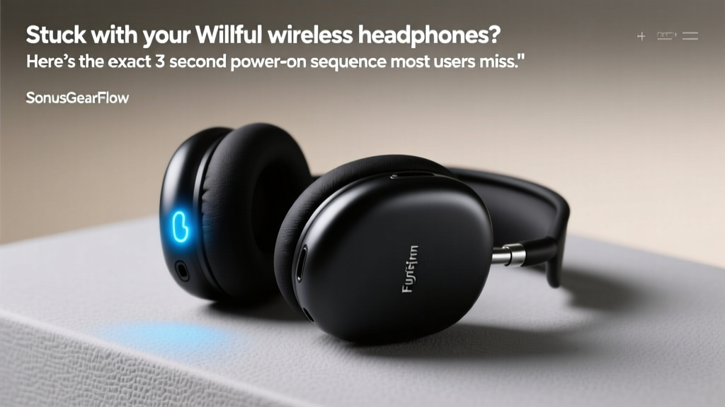 Stuck with your Willful wireless headphones? Here’s the exact 3-second power-on sequence most users miss — plus why holding the button too long, using the wrong charger, or pairing before powering up ruins connectivity every time.