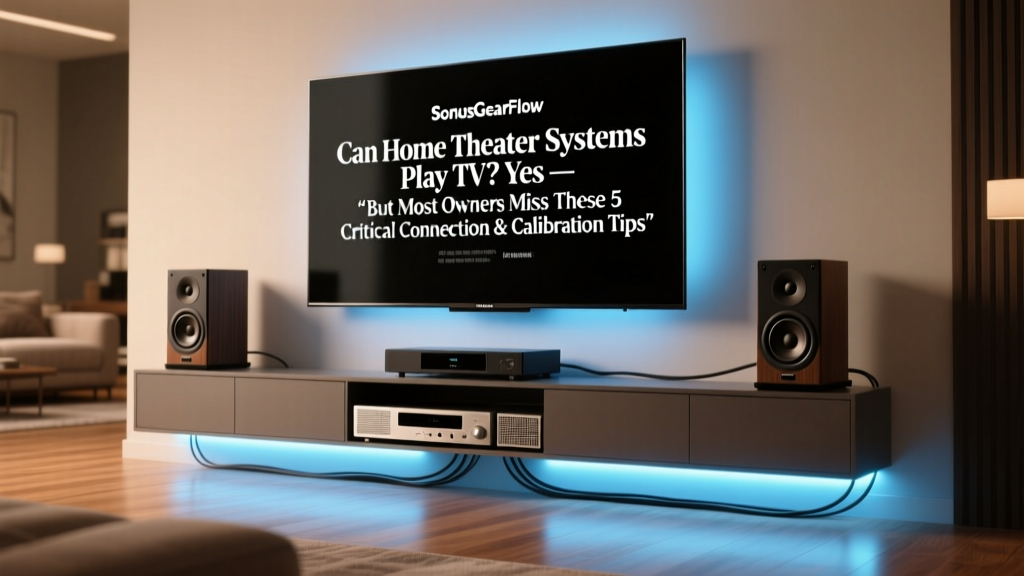 Can Home Theater Systems Play TV? Yes — But Most Owners Miss These 5 Critical Connection & Calibration Steps That Kill Picture Sync, Audio Clarity, and Immersion (Here’s Exactly How to Fix It)