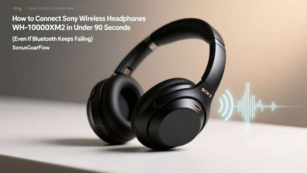 How to Connect Sony Wireless Headphones WH-1000XM2 in Under 90 Seconds (Even If Bluetooth Keeps Failing or Your Phone Won’t Recognize Them)