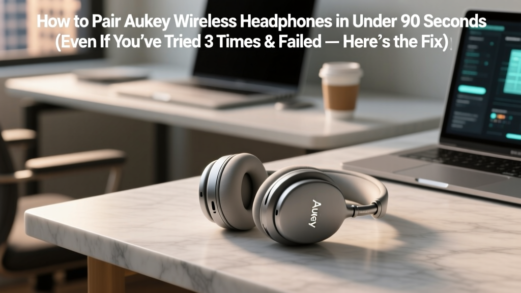 How to Pair Aukey Wireless Headphones in Under 90 Seconds (Even If You’ve Tried 3 Times & Failed — Here’s the Exact Button Combo That Works Every Time)