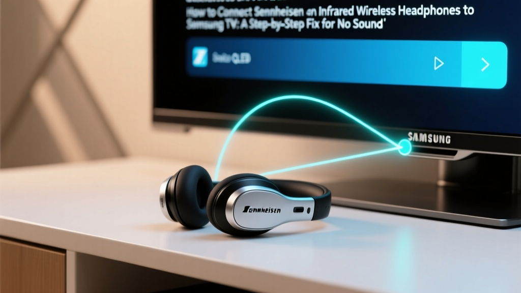 How to Connect Sennheiser Infrared Wireless Headphones to Samsung TV: A Step-by-Step Fix for No Sound, Lag, or 'Not Detected' Errors (Even on 2024 QLED & Neo QLED Models)