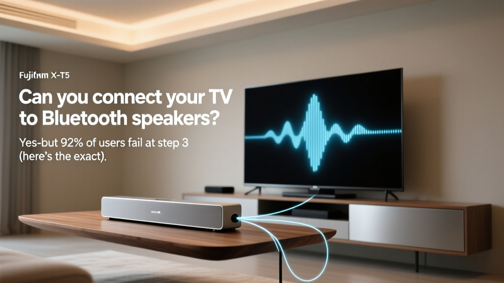 Can you connect your TV to Bluetooth speakers? Yes—but 92% of users fail at step 3 (here’s the exact firmware patch, adapter workaround, and latency fix most manuals hide)