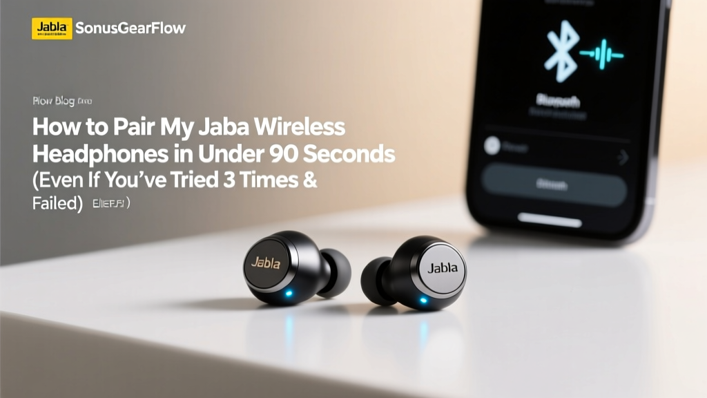 How to Pair My Jabra Wireless Headphones in Under 90 Seconds (Even If You’ve Tried 3 Times & Failed — Here’s Why It’s Not Your Fault)
