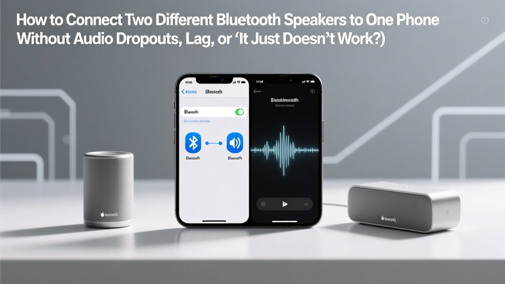 How to Connect Two Different Bluetooth Speakers to One Phone (Without Audio Dropouts, Lag, or 'It Just Won’t Pair' Frustration)—7 Real-World Tested Methods That Actually Work in 2024