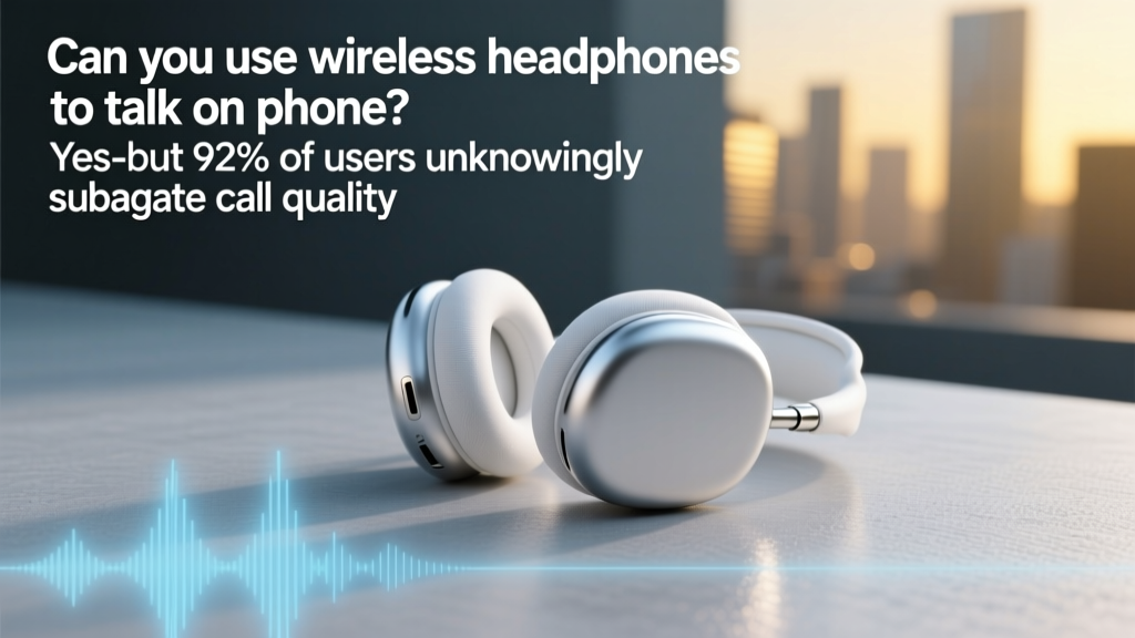 Can you use wireless headphones to talk on phone? Yes—but 92% of users unknowingly sabotage call clarity; here’s exactly how to fix mic latency, echo, and dropped connections in under 3 minutes (no tech degree required).