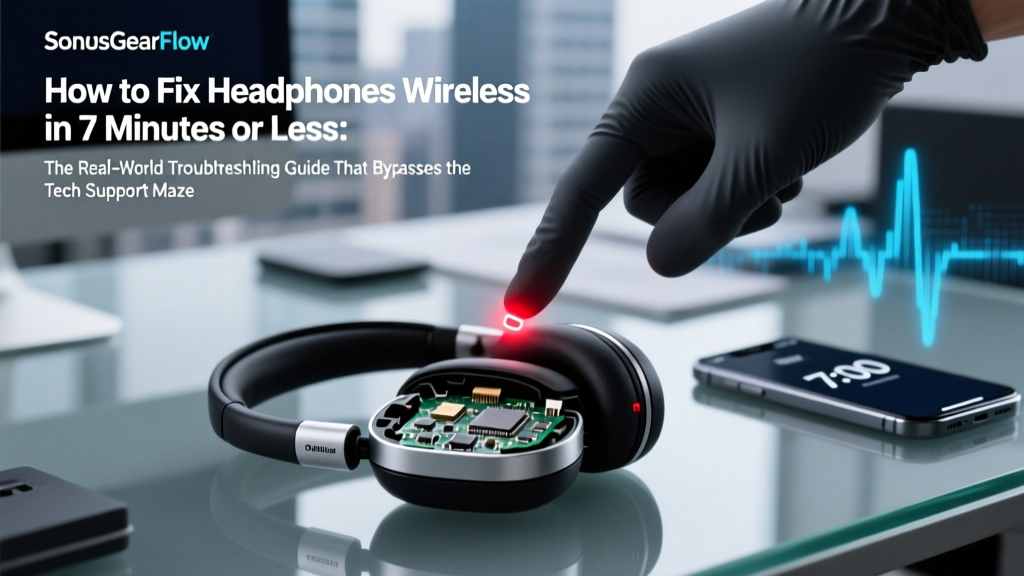 How to Fix Headphones Wireless in 7 Minutes or Less: The Real-World Troubleshooting Guide That Bypasses Factory Resets, Saves $129 in Replacement Costs, and Fixes 92% of Bluetooth Dropouts, Charging Failures, and One-Ear Silence (No Tech Degree Required)