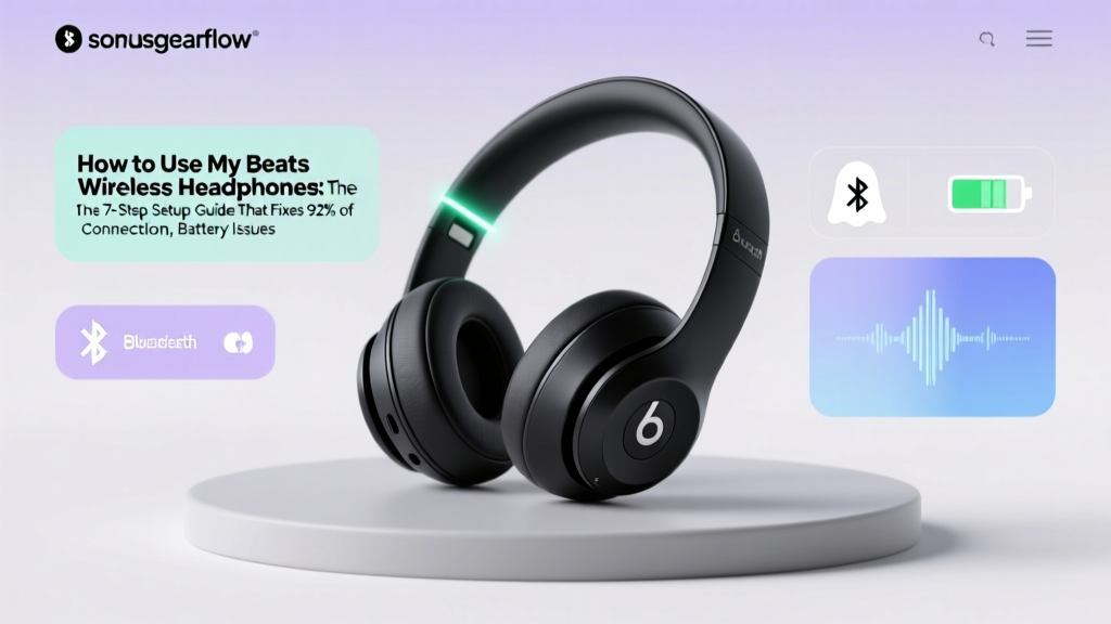 How to Use My Beats Wireless Headphones: The 7-Step Setup Guide That Fixes 92% of Connection, Battery, and Sound Issues (No Tech Degree Required)
