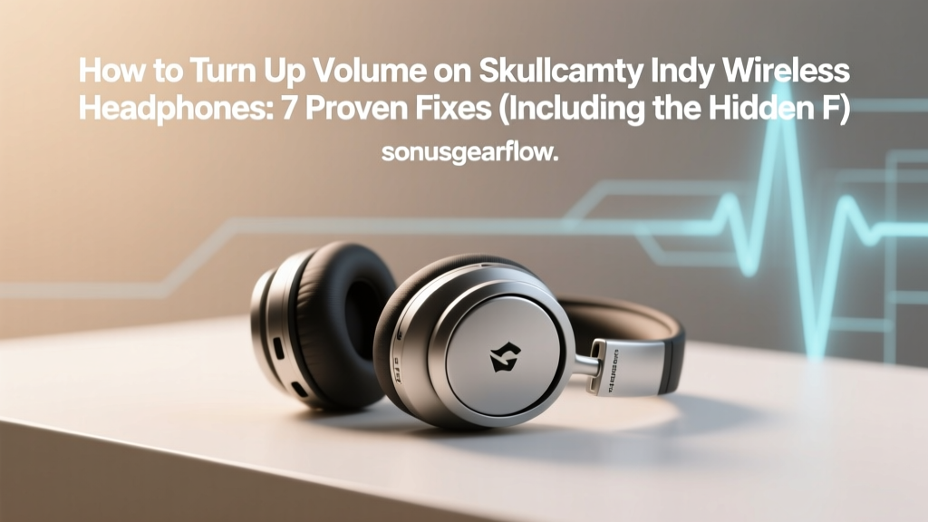 How to Turn Up Volume on Skullcandy Indy Wireless Headphones: 7 Proven Fixes (Including the Hidden Firmware Limit You’re Not Hearing)