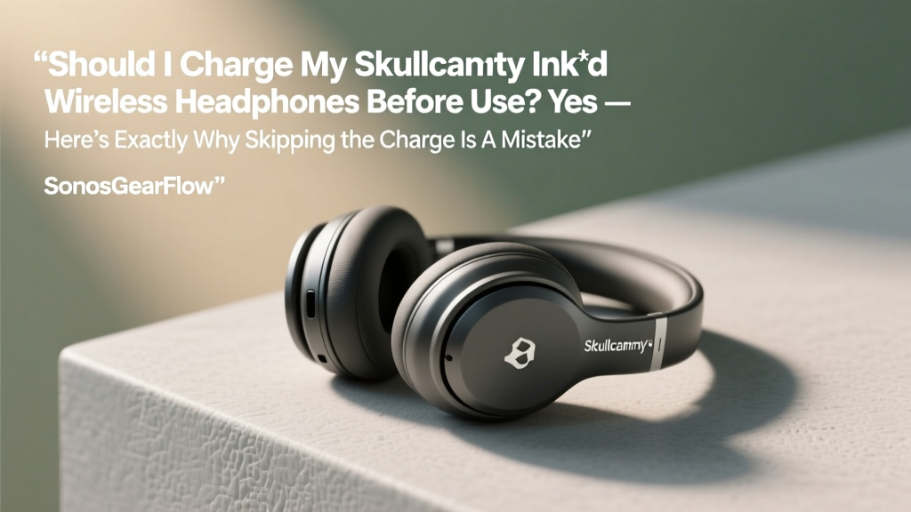 Should I charge my Skullcandy Ink’d Wireless headphones before use? Yes — here’s exactly why skipping this step risks 40% shorter battery life, Bluetooth pairing failures, and firmware glitches (and how to avoid them in 90 seconds).