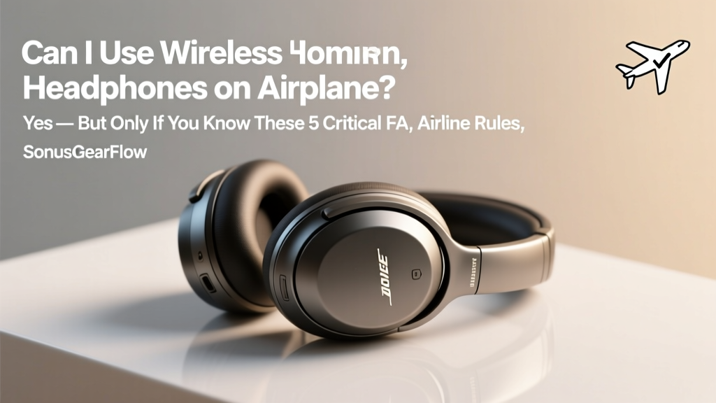 Can I Use Wireless Headphones on Airplane? Yes — But Only If You Know These 5 Critical FAA, Airline, and Bluetooth Rules (Most Travelers Miss #3)