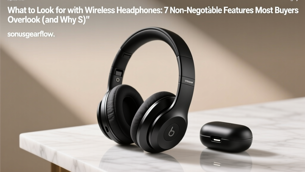 What to Look for with Wireless Headphones: 7 Non-Negotiable Features Most Buyers Overlook (and Why Skipping #4 Guarantees Buyer’s Remorse)