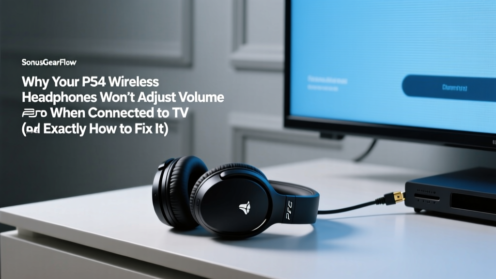 Why Your PS4 Wireless Headphones Won’t Adjust Volume When Connected to TV (And Exactly How to Fix It in Under 90 Seconds — No Settings Hunt, No Firmware Guesswork)