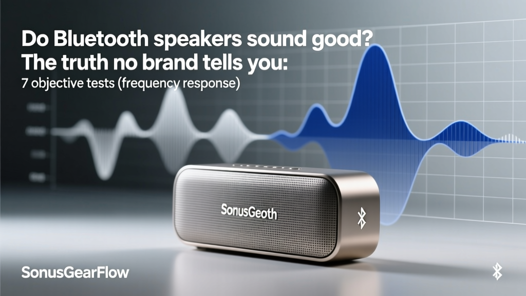 Do Bluetooth speakers sound good? The truth no brand tells you: 7 objective tests (frequency response, distortion, codec impact) that prove which ones rival wired bookshelf speakers—and which ones just fake it with bass boost.