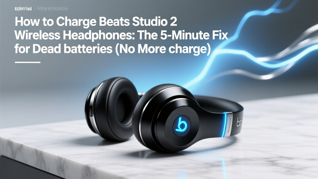 How to Charge Beats Studio 2 Wireless Headphones: The 5-Minute Fix for Dead Batteries (No More Charging Anxiety or 'Why Won’t They Turn On?!')