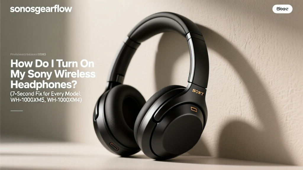 How Do I Turn On My Sony Wireless Headphones? (7-Second Fix for Every Model: WH-1000XM5, WH-1000XM4, WF-1000XM5, LinkBuds, and More — No Manual Needed)