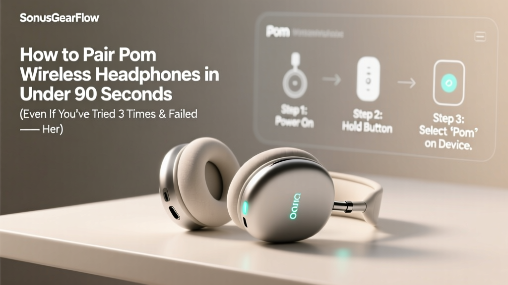 How to Pair Pom Wireless Headphones in Under 90 Seconds (Even If You’ve Tried 3 Times & Failed — Here’s What Actually Works)