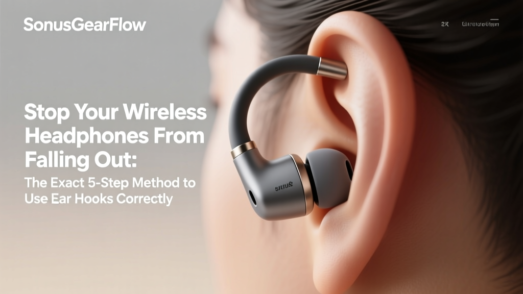 Stop Your Wireless Headphones From Falling Out: The Exact 5-Step Method to Use Ear Hooks Correctly (No More Adjusting Mid-Call or Mid-Workout)