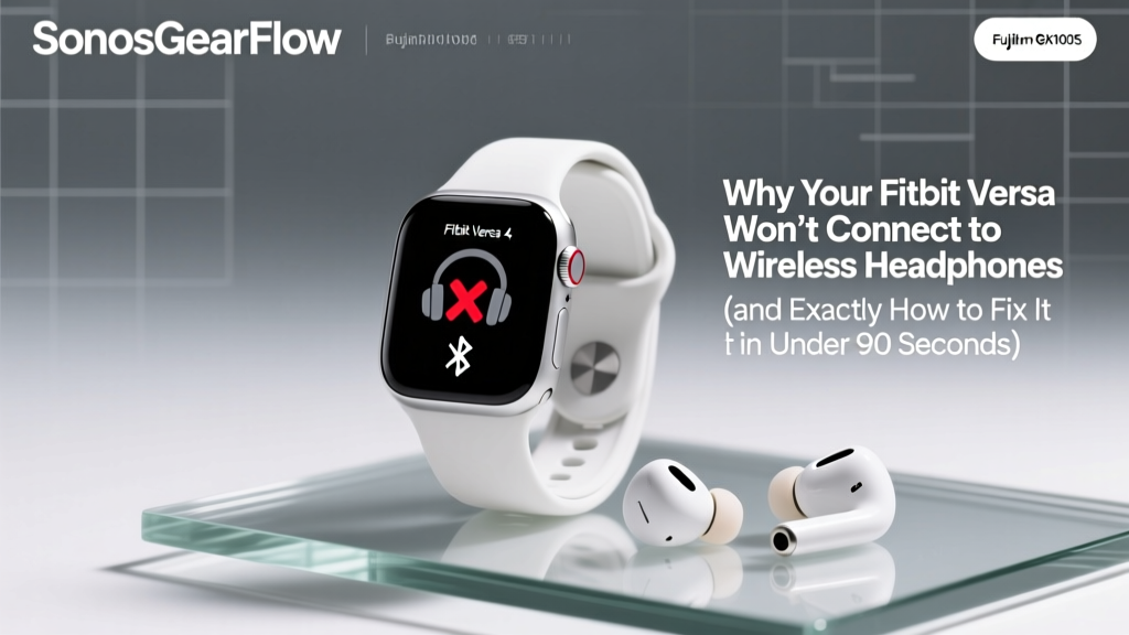Why Your Fitbit Versa Won’t Connect to Wireless Headphones (and Exactly How to Fix It in Under 90 Seconds — No Reset Needed)