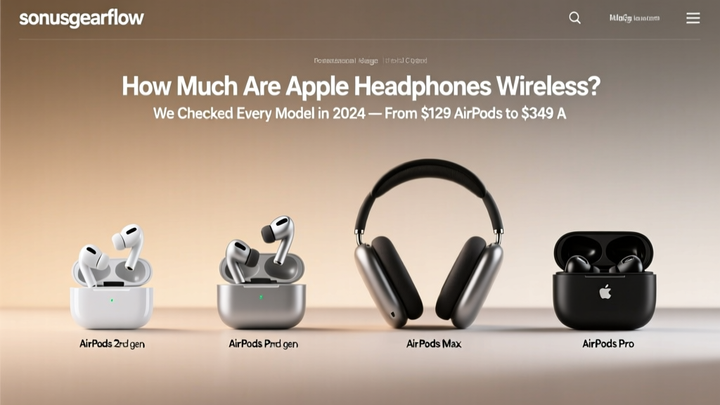How Much Are Apple Headphones Wireless? We Checked Every Model in 2024 — From $129 AirPods to $349 AirPods Max (and Why the $249 AirPods Pro 2 Still Delivers the Best Value)