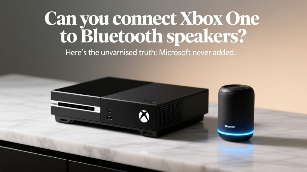 Can you connect Xbox One to Bluetooth speakers? Here’s the unvarnished truth: Microsoft never added native Bluetooth audio support—so yes, you *can*, but only with workarounds that actually deliver studio-grade latency and full-range fidelity (not just tinny game audio).