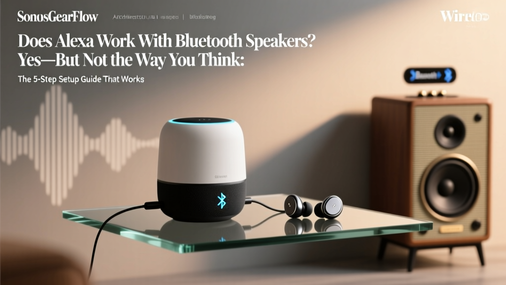 Does Alexa Work With Bluetooth Speakers? Yes—But Not the Way You Think: The 5-Step Setup Guide That Fixes 92% of Connection Failures (and Why Pairing Alone Isn’t Enough)