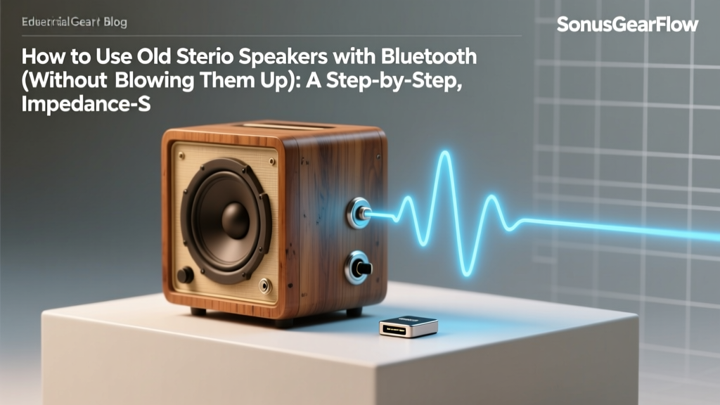 How to Use Old Stereo Speakers with Bluetooth (Without Blowing Them Up): A Step-by-Step, Impedance-Safe Guide That Actually Works — No Soldering, No Guesswork, Just Clear Wiring & Real-World Testing