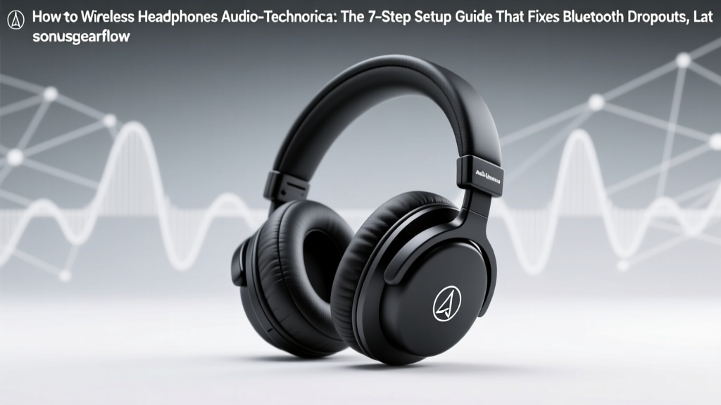 How to Wireless Headphones Audio-Technica: The 7-Step Setup Guide That Fixes Bluetooth Dropouts, Latency, and Pairing Failures (Even for AT-LP60XBT & ATH-M50xBT2 Users)