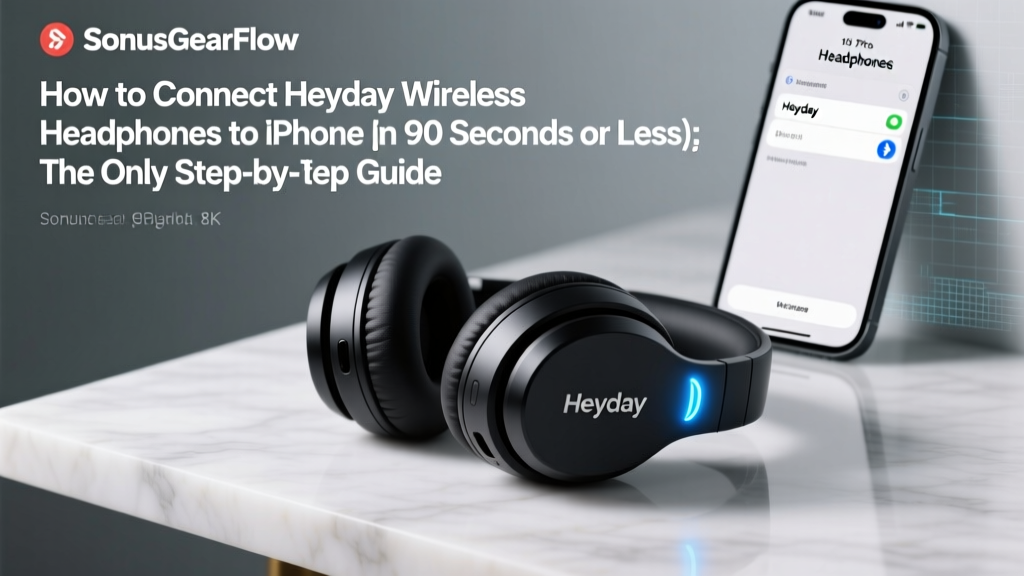 How to Connect Heyday Wireless Headphones to iPhone (in 90 Seconds or Less): The Only Step-by-Step Guide That Fixes Bluetooth Pairing Failures, iOS 17/18 Glitches, and 'Not Discoverable' Errors — No Tech Support Call Needed