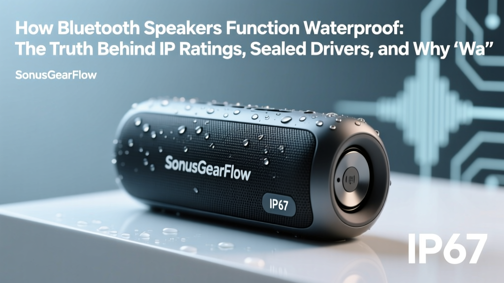 How Bluetooth Speakers Function Waterproof: The Truth Behind IP Ratings, Sealed Drivers, and Why 'Waterproof' Doesn’t Mean 'Submersible' — 5 Myths Debunked Before You Buy