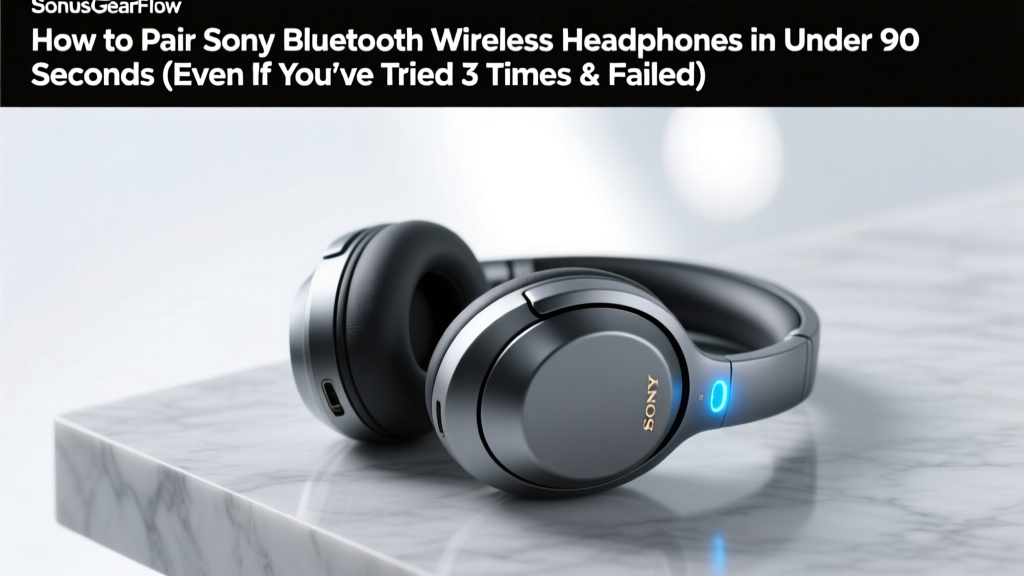 How to Pair Sony Bluetooth Wireless Headphones in Under 90 Seconds (Even If You’ve Tried 3 Times & Failed — Here’s the Exact Button Combo Your Model Needs)
