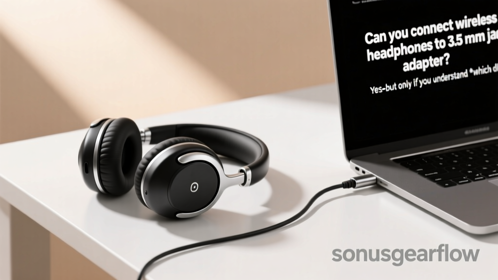 Can you connect wireless headphones to 3.5 mm jack adapter? Yes—but only if you understand *which direction* the signal flows (and why 92% of attempts fail without this one critical step).