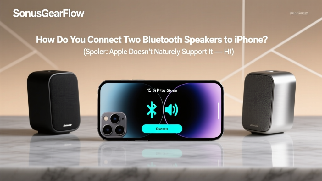 How Do You Connect Two Bluetooth Speakers to iPhone? (Spoiler: Apple Doesn’t Natively Support It — Here’s What Actually Works in 2024 Without Glitches or Audio Lag)