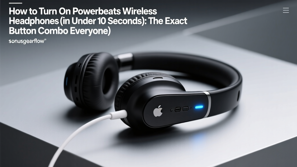 How to Turn On Powerbeats Wireless Headphones (in Under 10 Seconds): The Exact Button Combo Everyone Misses — Plus Why Your Headphones Won’t Power On (Even When Charged)