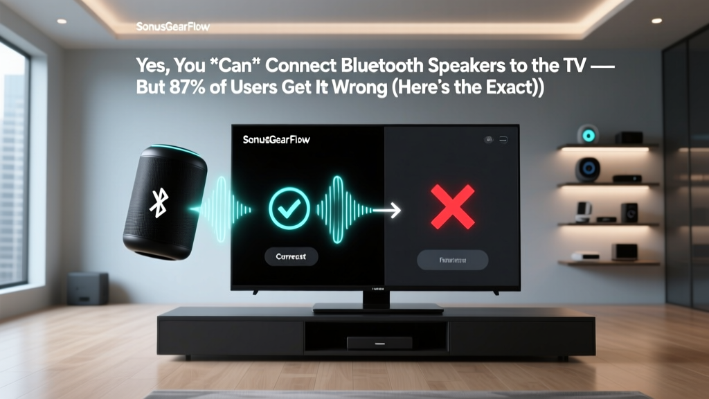 Yes, You *Can* Connect Bluetooth Speakers to the TV — But 87% of Users Get It Wrong (Here’s the Exact Step-by-Step Fix for Every Brand: Samsung, LG, Sony, Roku & Fire TV)