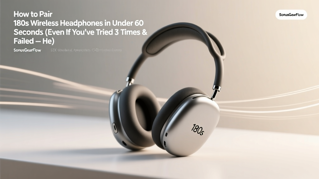 How to Pair 180s Wireless Headphones in Under 60 Seconds (Even If You’ve Tried 3 Times & Failed — Here’s the Exact Button Combo Your Manual Hides)