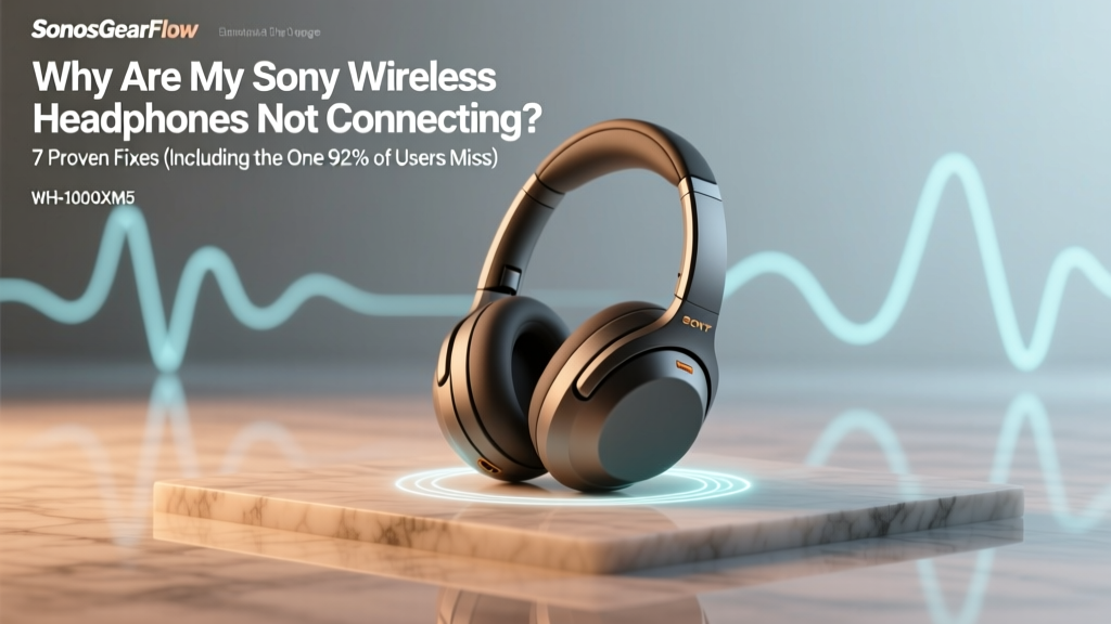 Why Are My Sony Wireless Headphones Not Connecting? 7 Proven Fixes (Including the One 92% of Users Miss — No Tech Skills Required)